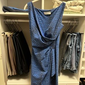 Chiara Boni La Petit Robe Charisse Leopard Print Wrap sheath dress